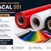 Rouleaux de vinyle adhésif polymère ORACAL 551 de 25 et 50 mètres disponibles en plusieurs coloris et laizes